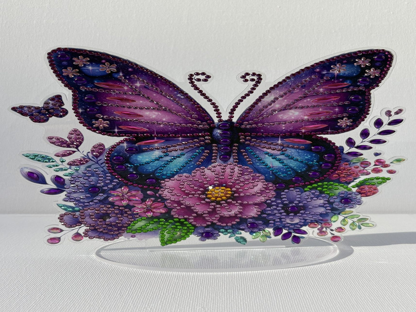 Diamond painting Skrivebordsdekoration (Sommerfugle)