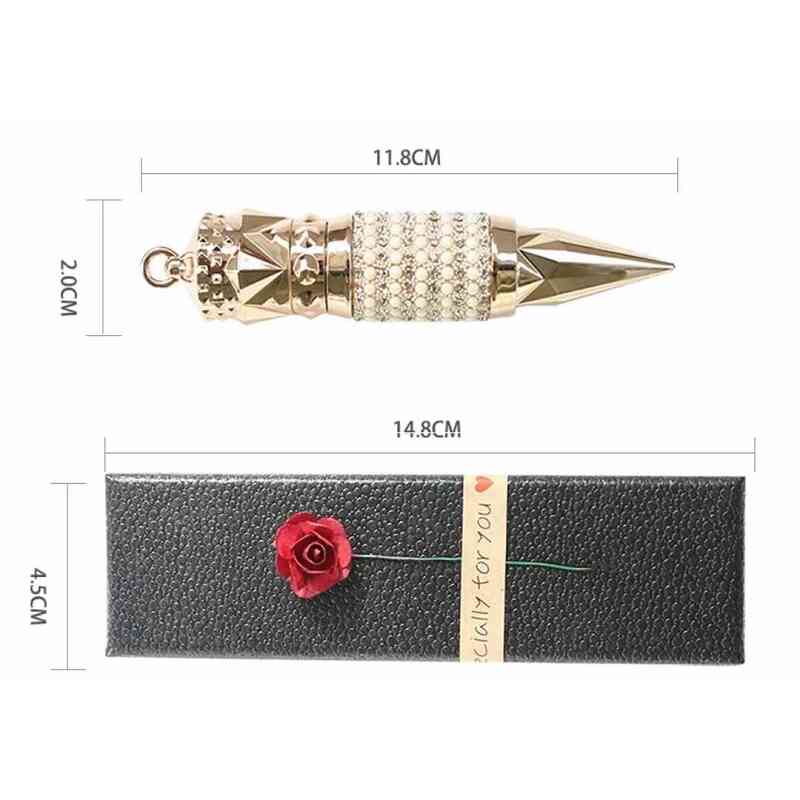 Luksus pen med 6 metal hoveder i metal