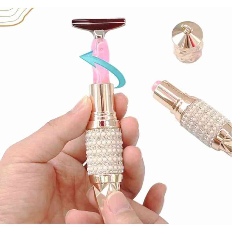 Luksus pen med 6 metal hoveder i metal